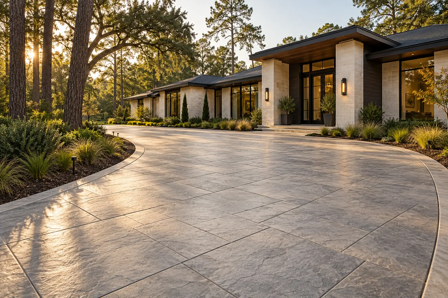 Illustrative residential concrete concept